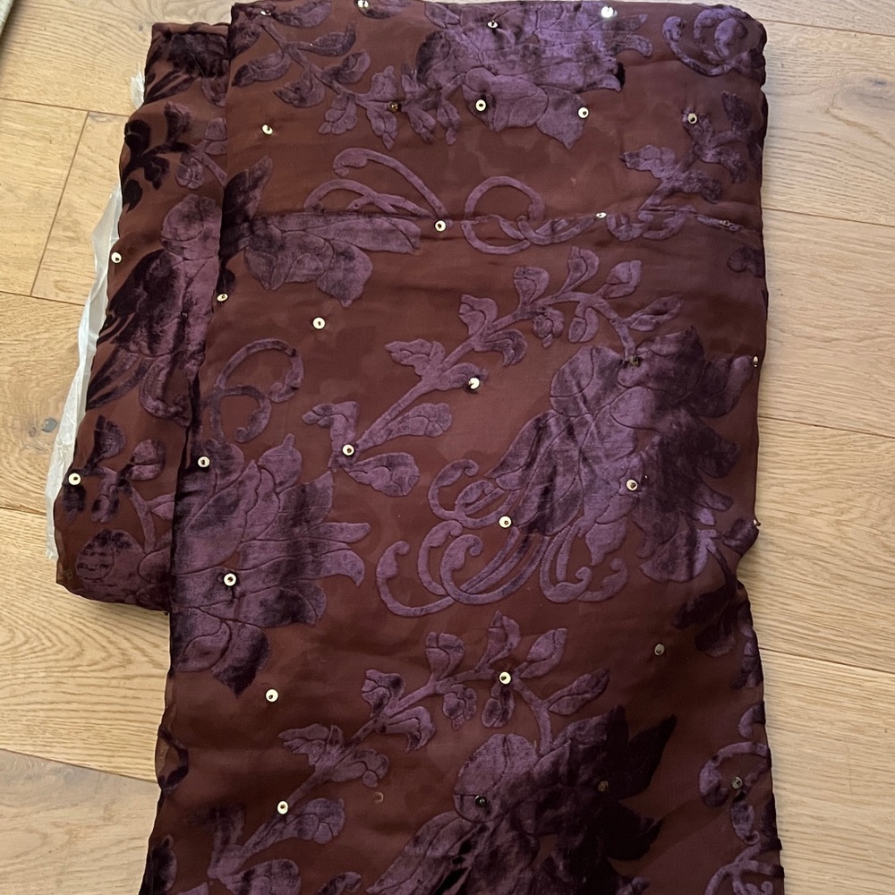 Spiegel Rich Chocolate Burnout Coverlet